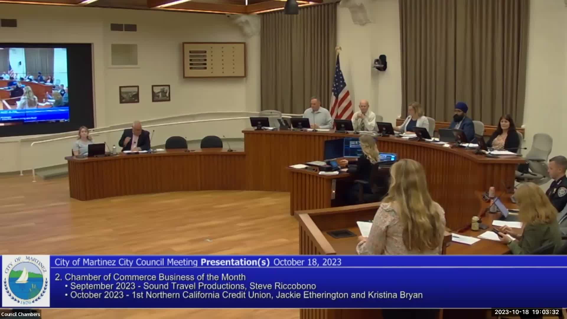 Martinez City Council Meeting