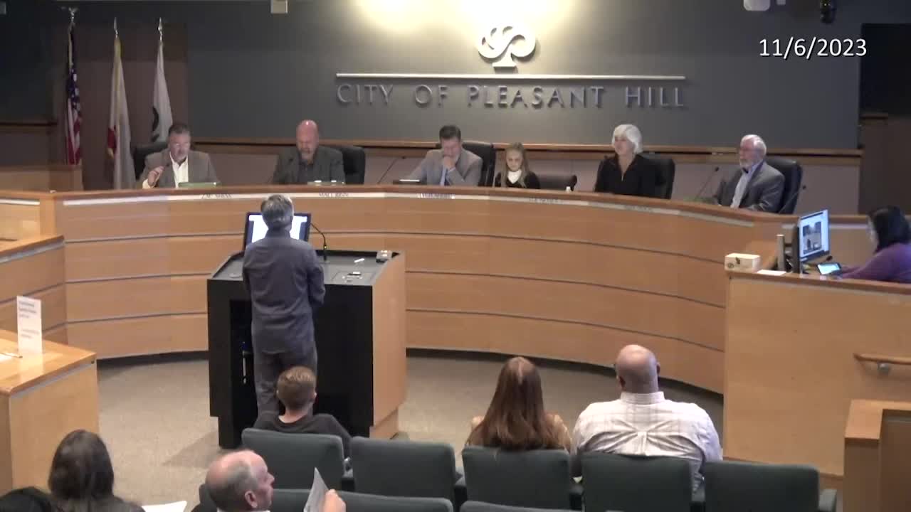 Pleasant Hill City Council Meeting