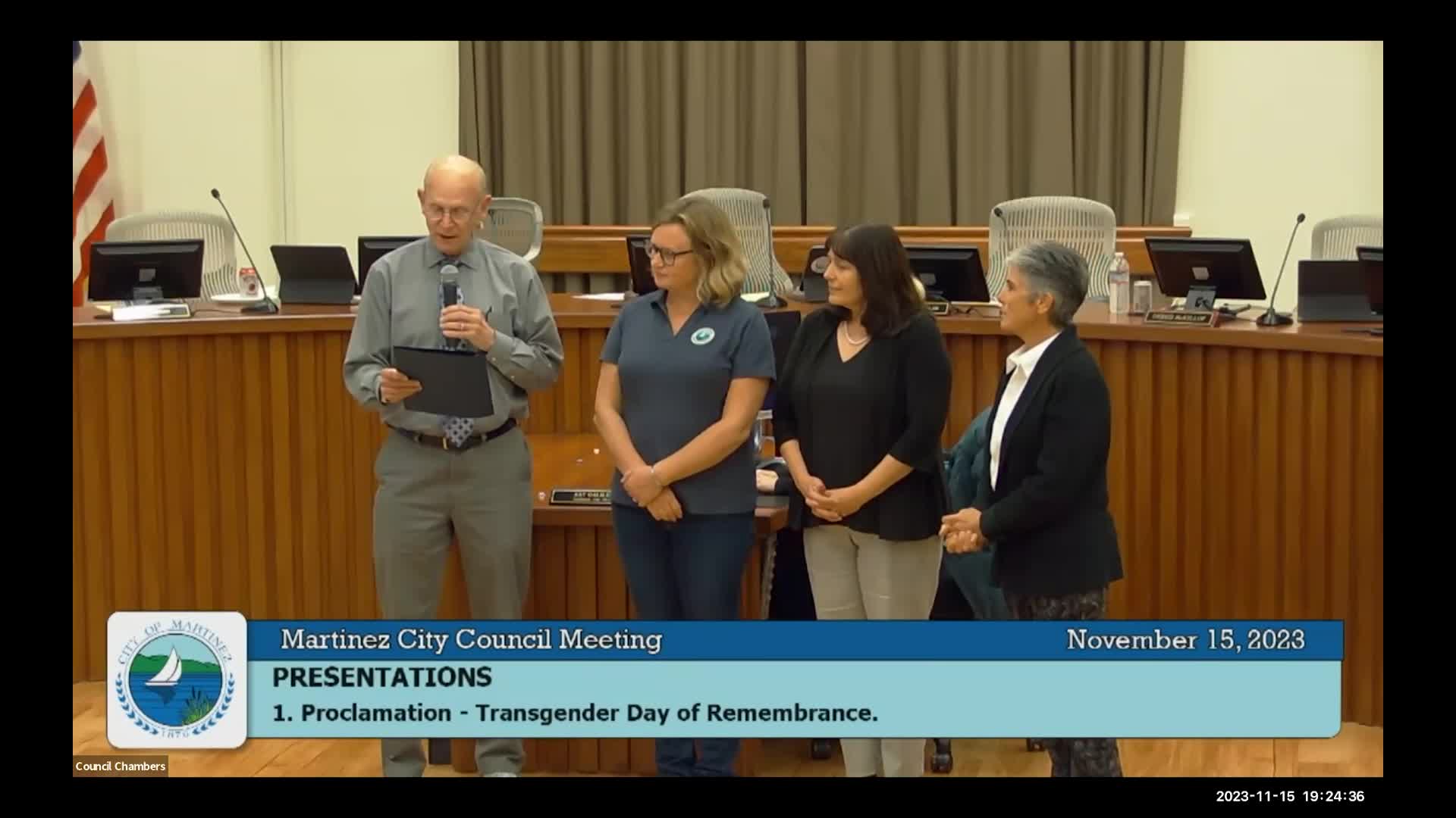 Martinez City Council Meeting