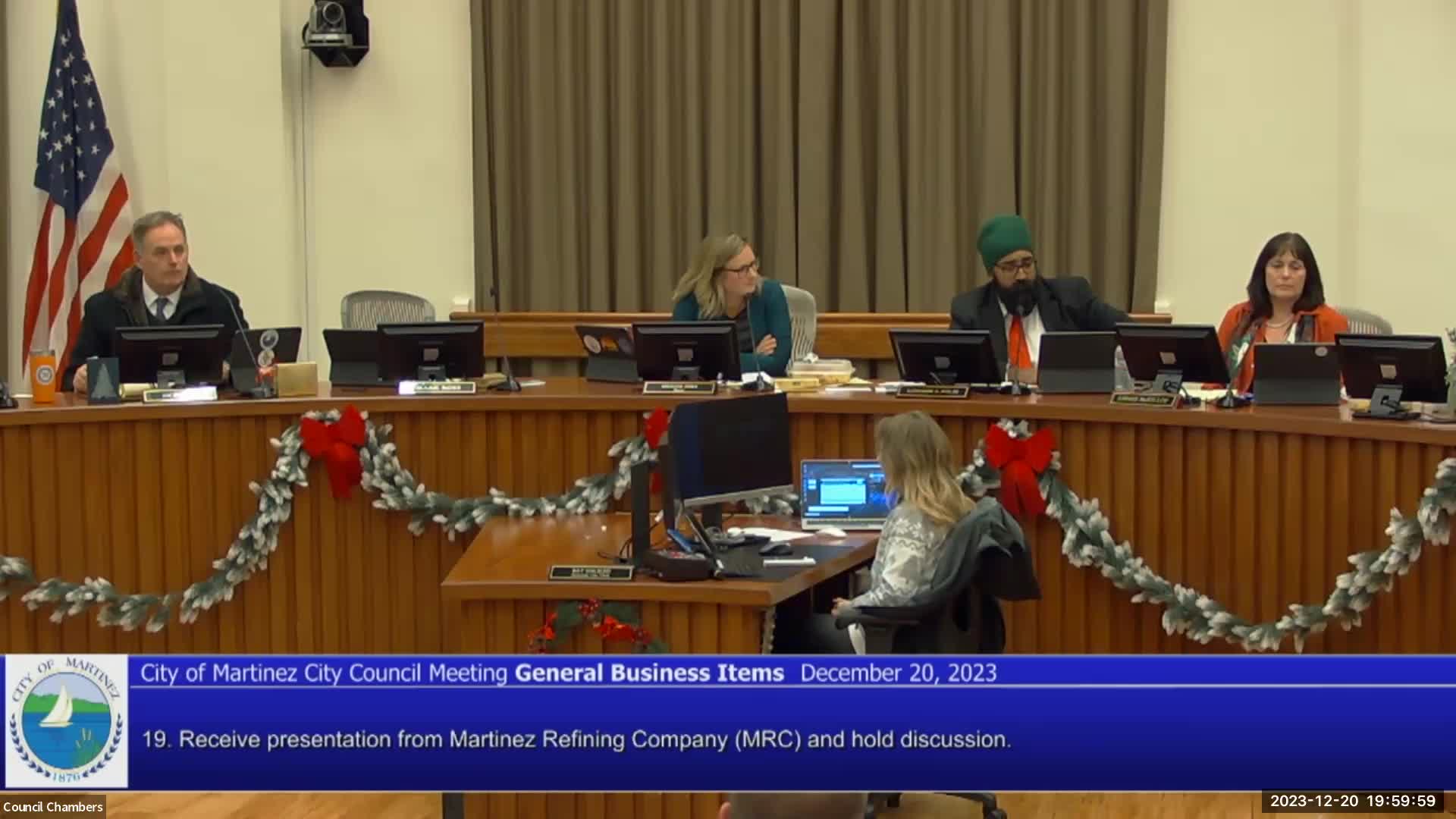 Martinez City Council Meeting