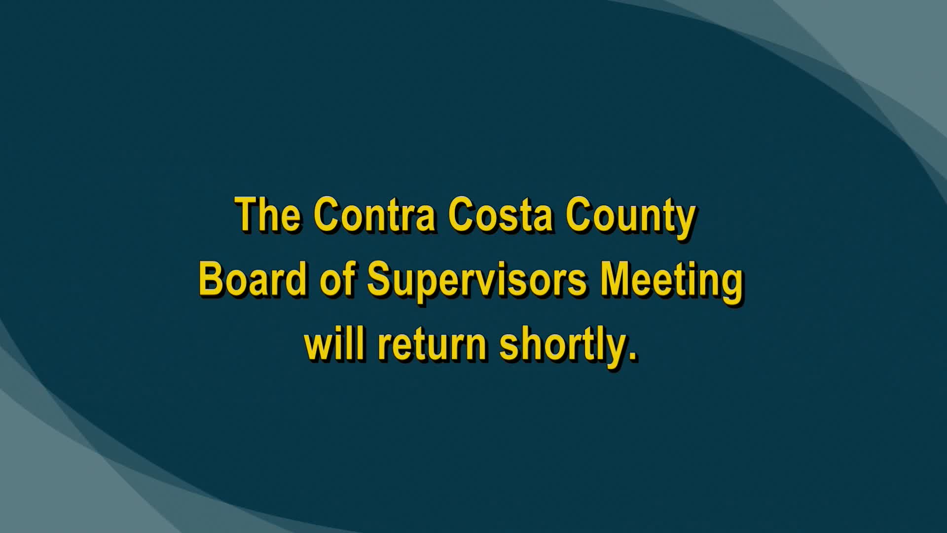 Thumbnail image for Contra Costa County Board of Supervisors Meeting