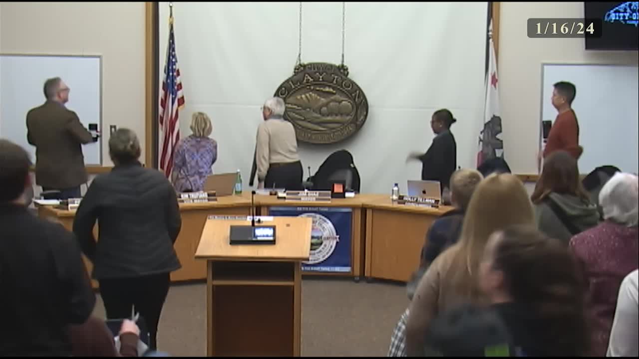 Clayton City Council Meeting