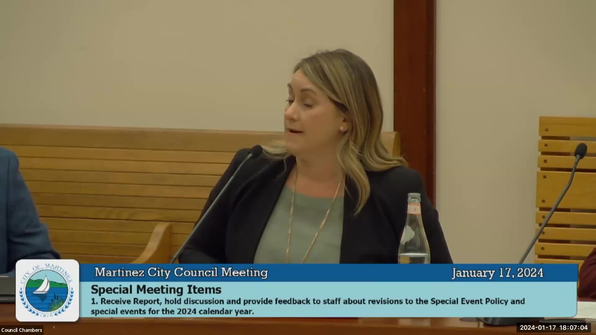 Martinez City Council Meeting