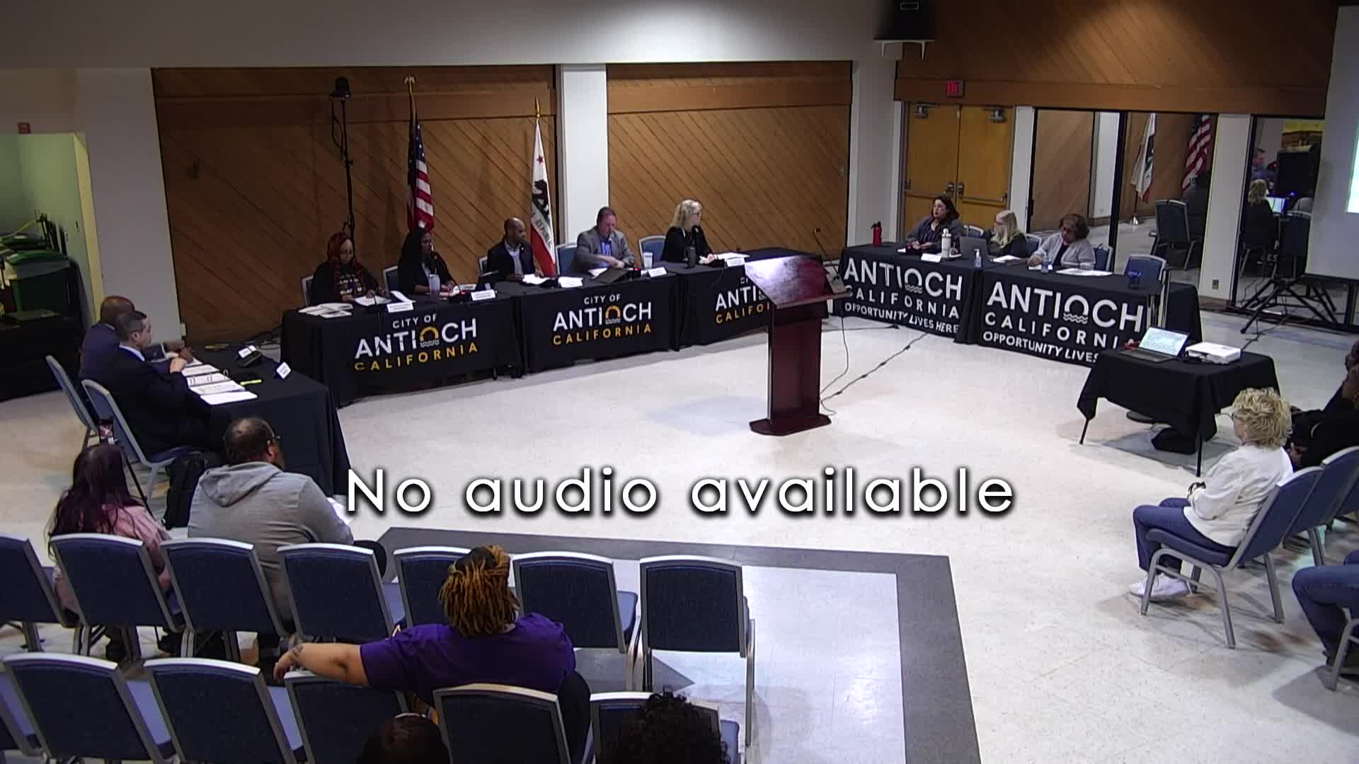 Antioch Special City Council Meeting