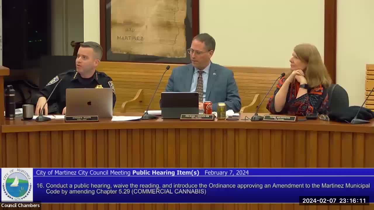 Martinez City Council Meeting