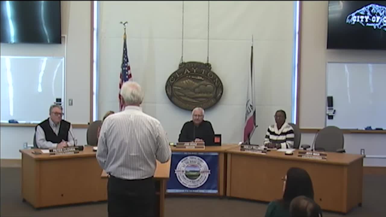 Clayton City Council Meeting