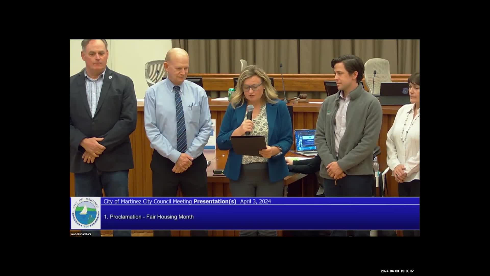 Martinez City Council Meeting