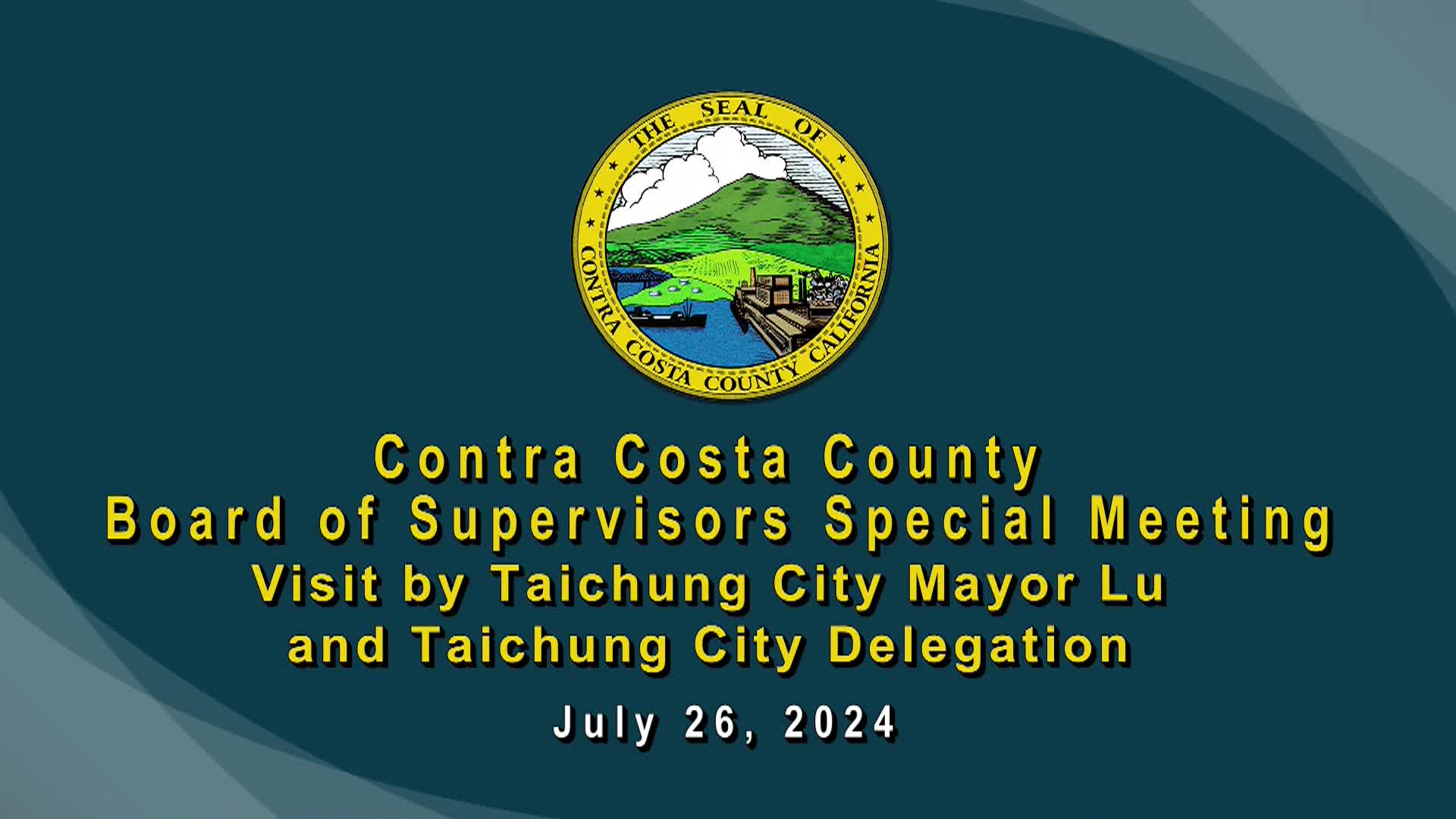 Board of Supervisors Special Meeting