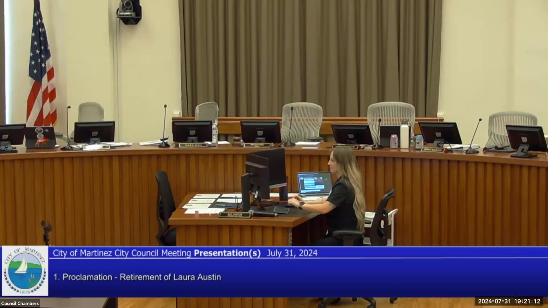 Martinez City Council Meeting