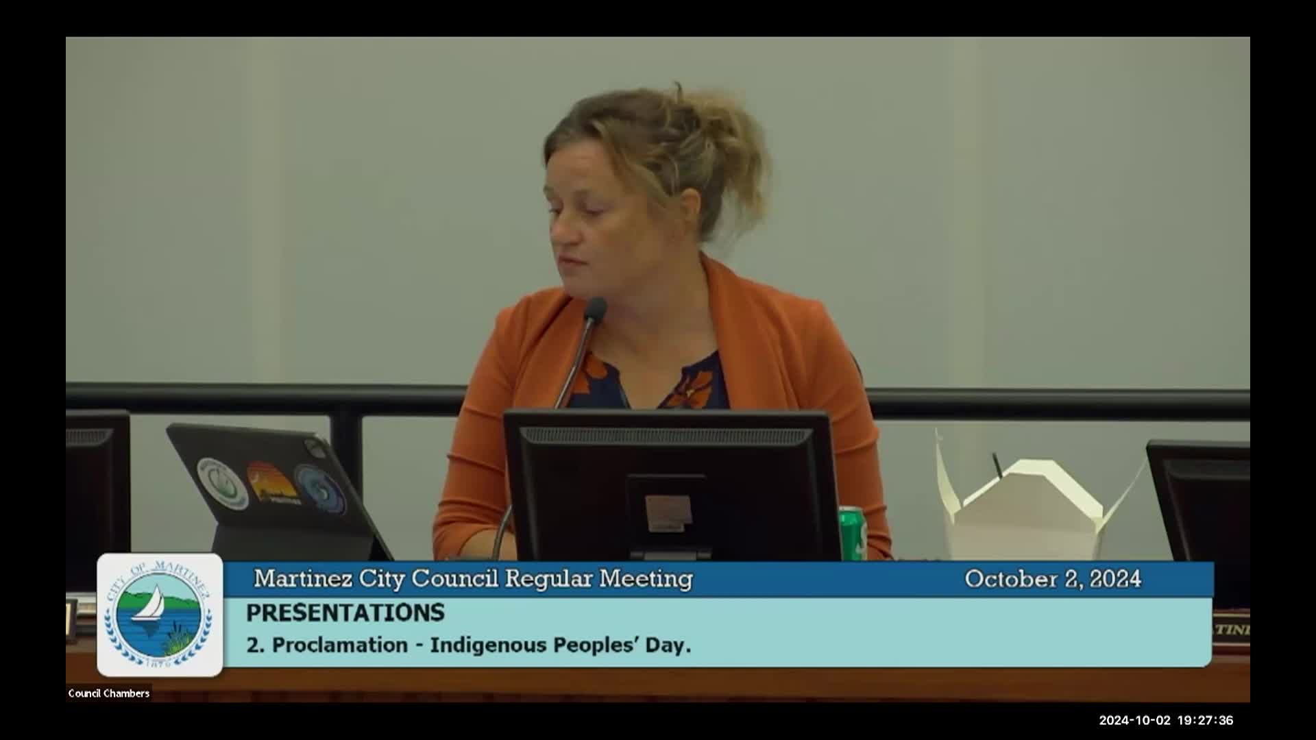 Martinez City Council Meeting