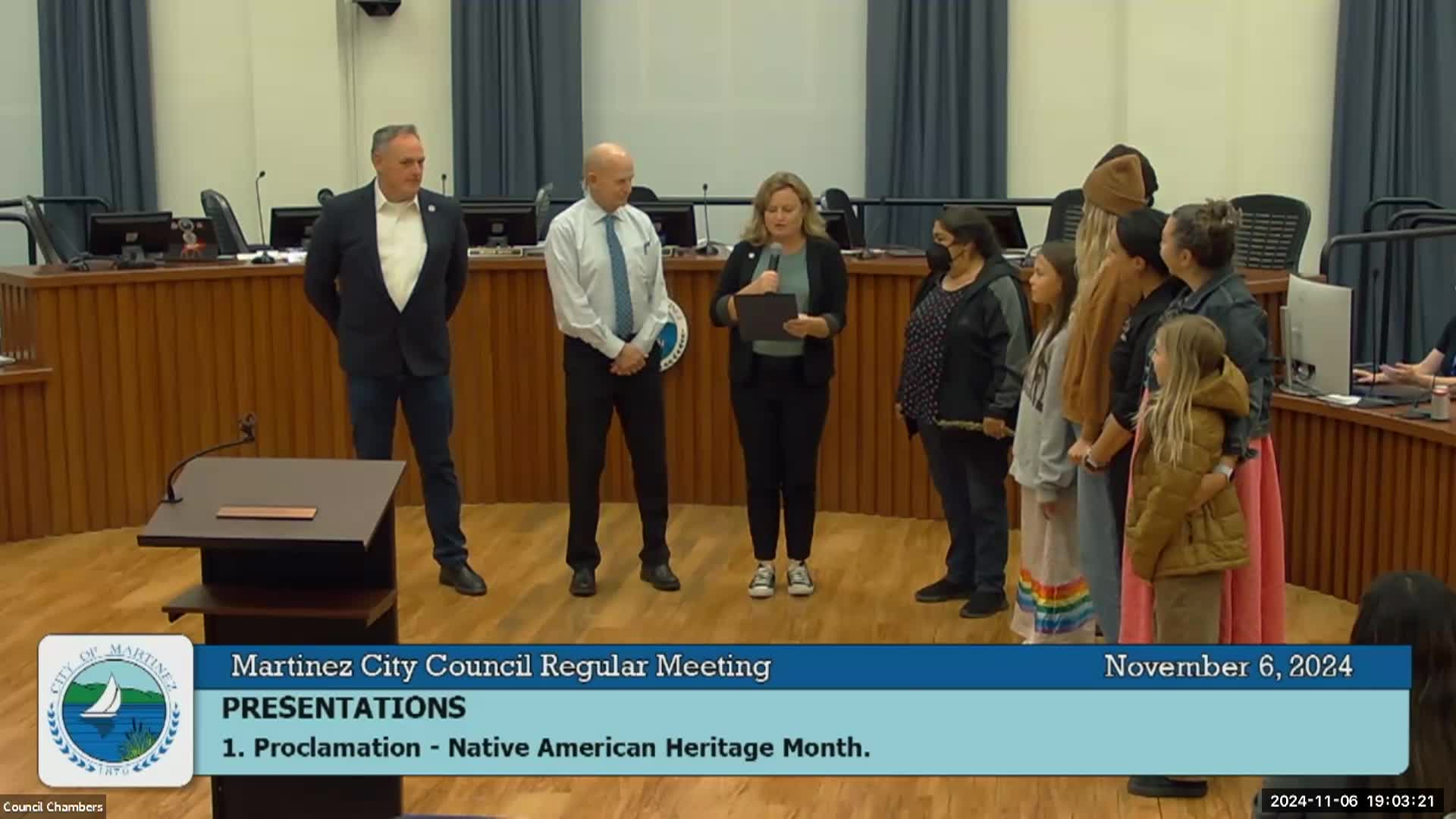 Martinez City Council Meeting