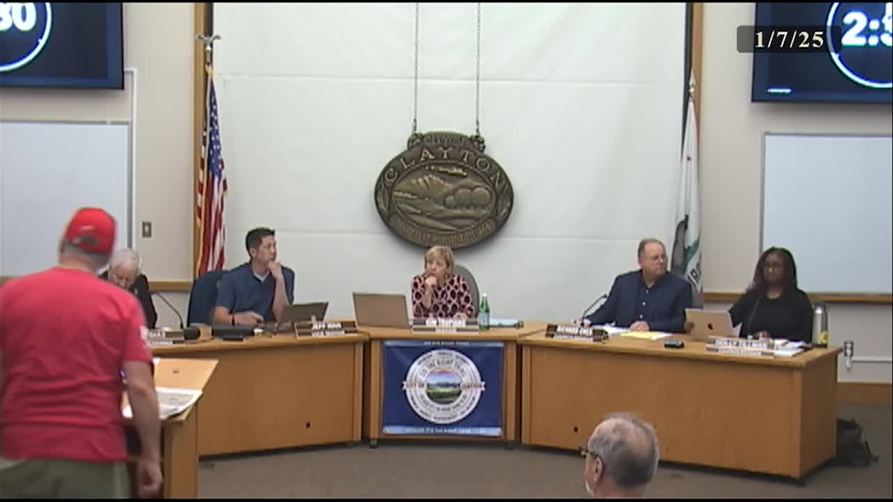 Clayton City Council Meeting