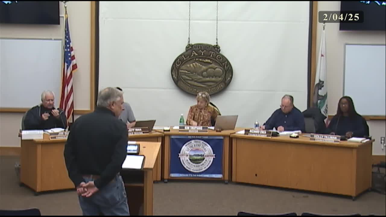 Clayton City Council Meeting