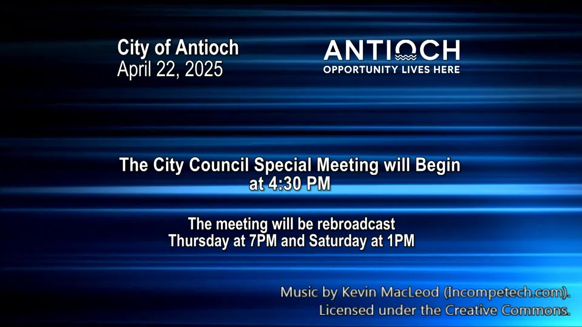 Antioch City Council Meeting