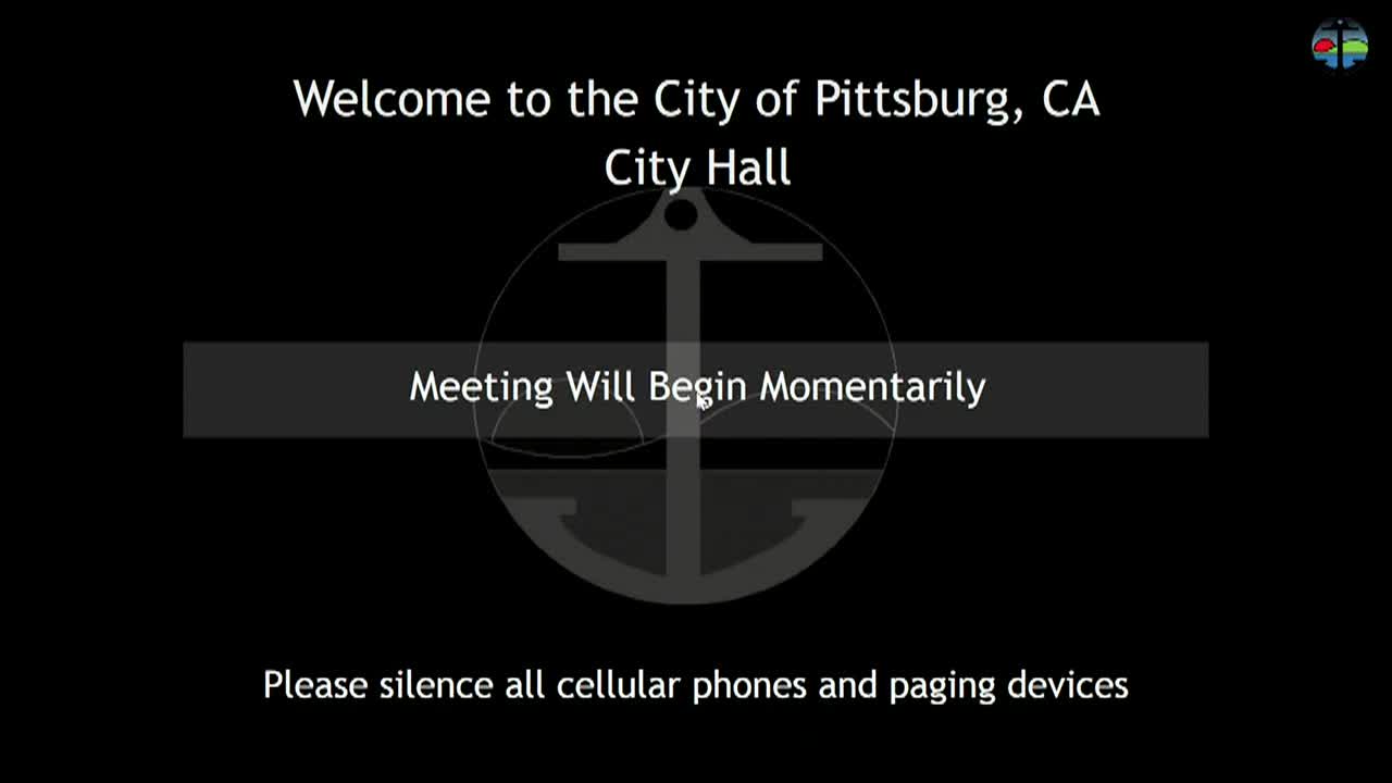 Pittsburg City Council Meeting Live