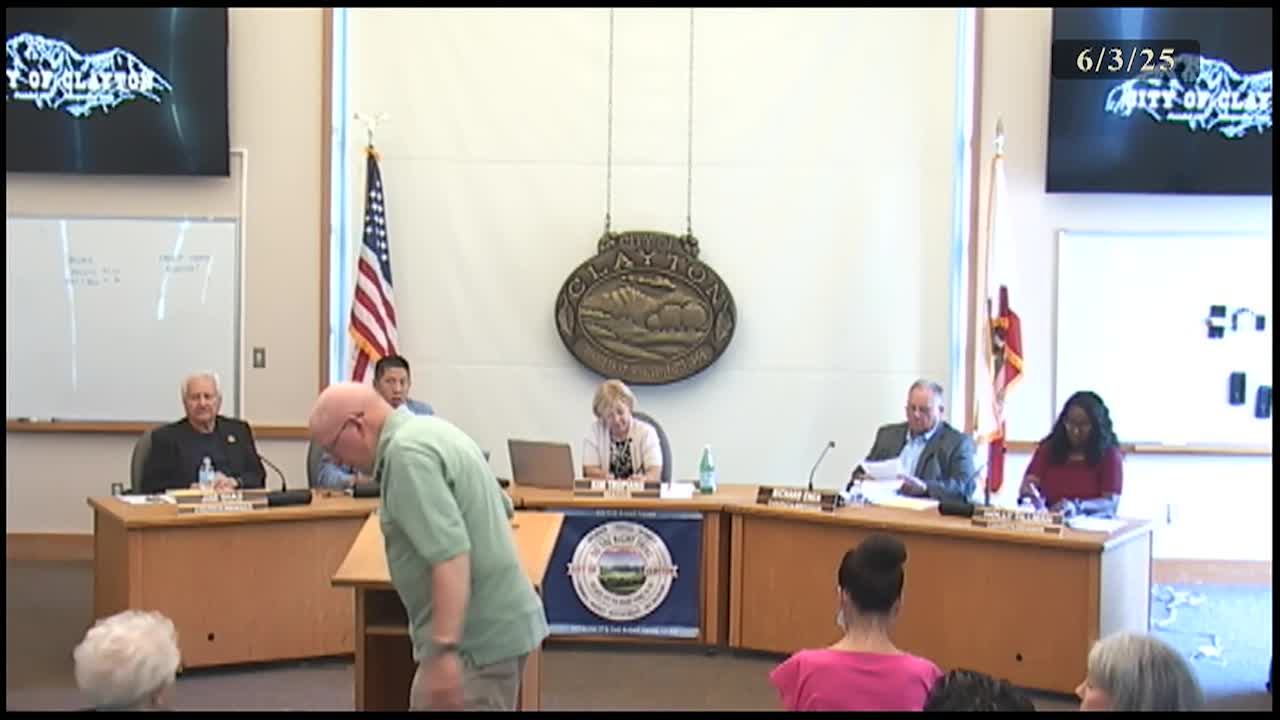 Clayton City Council Meeting