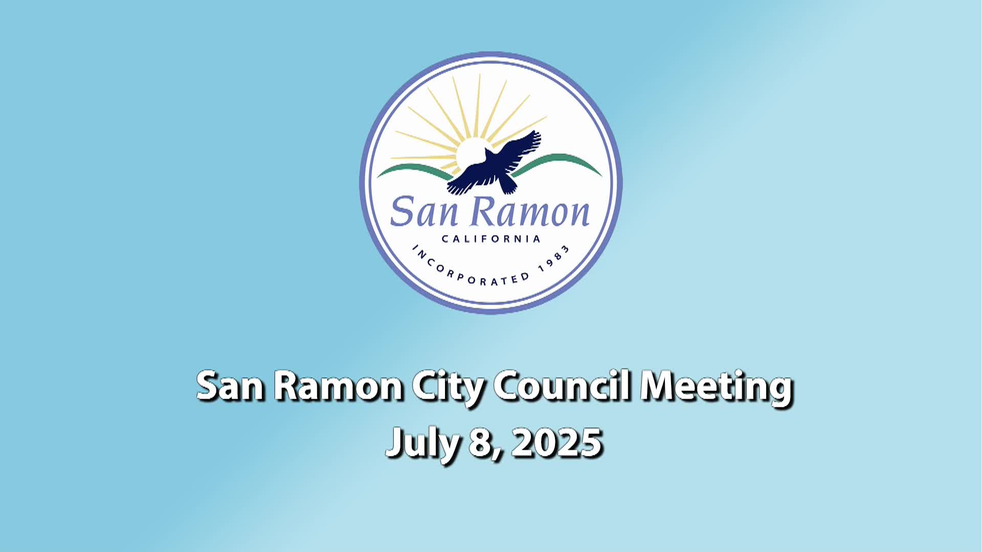 Thumbnail image for San Ramon City Council Meeting
