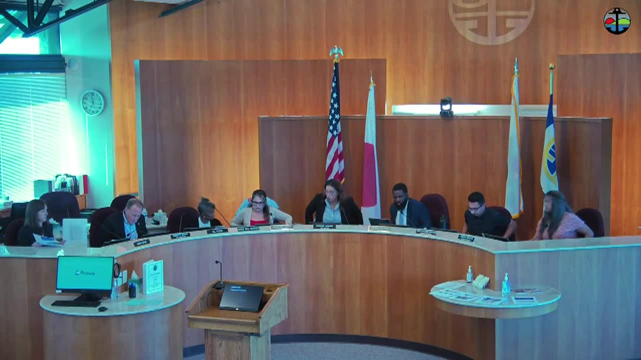 Pittsburg City Council Meeting