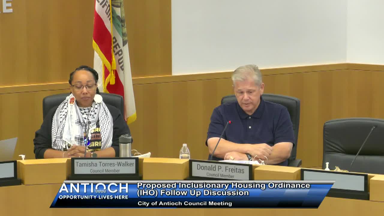 Antioch City Council Meeting