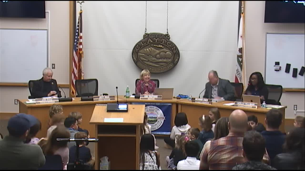 Thumbnail image for Clayton City Council Meeting Nov 18 2025