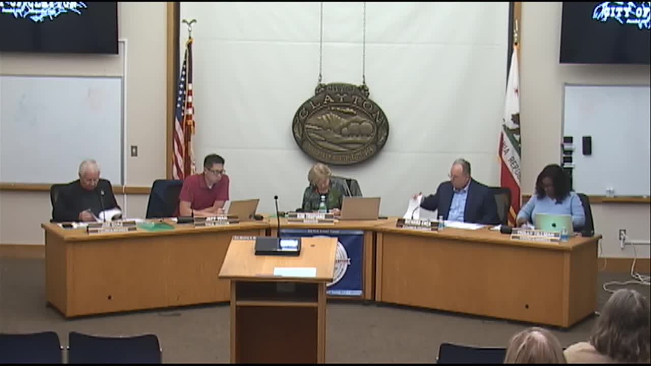 Thumbnail image for Clayton City Council Meeting Dec 2 2025