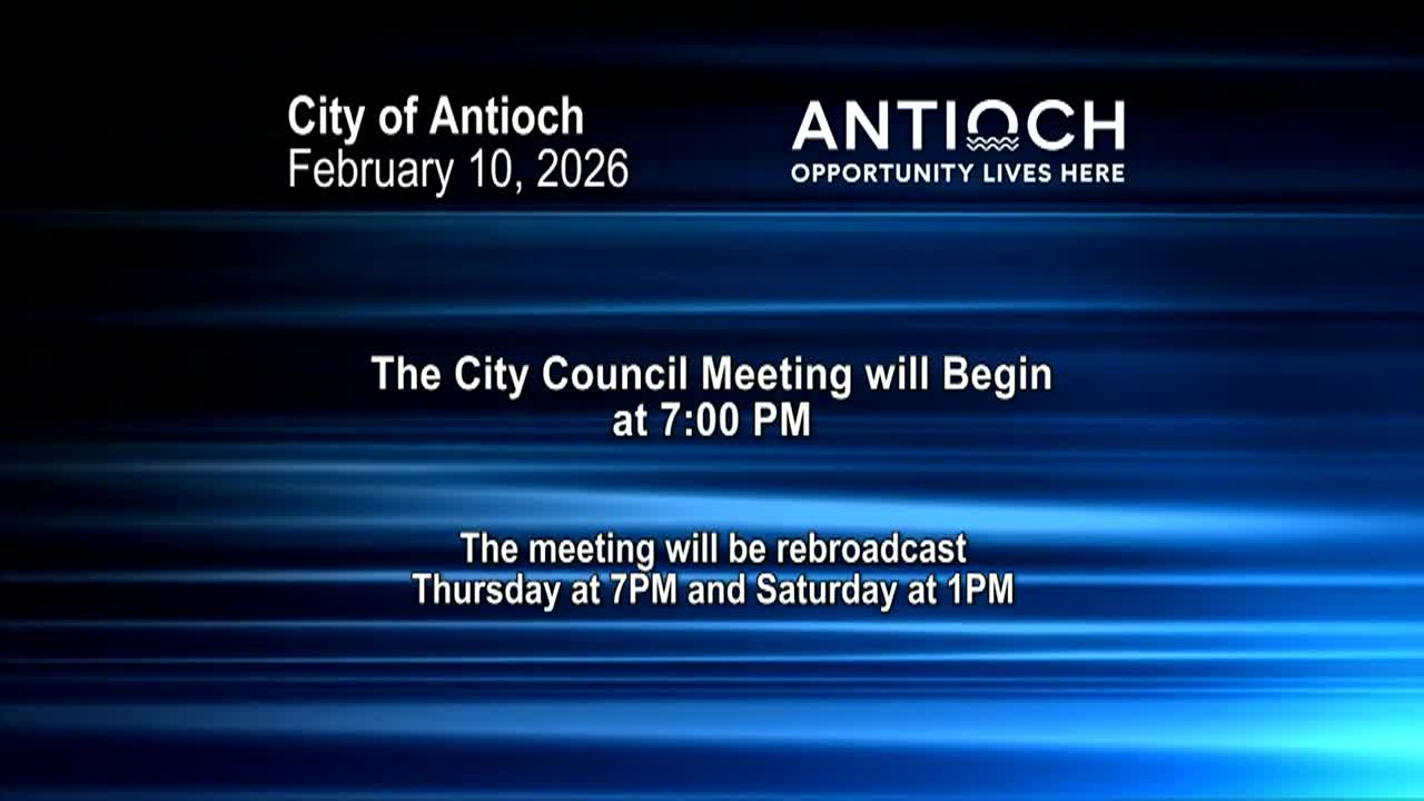 Thumbnail image for Antioch City Council Meeting Feb 10 2026