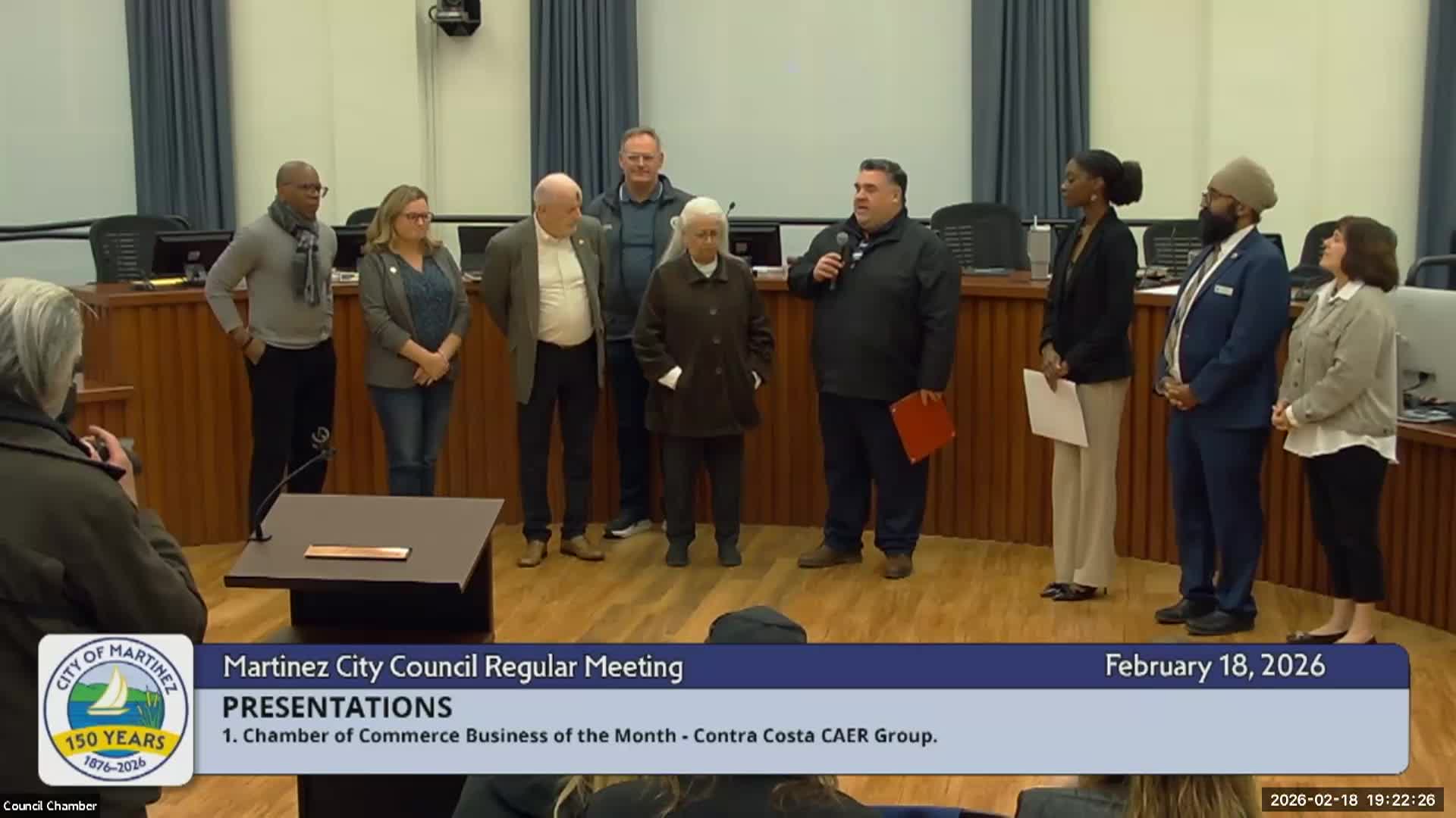 Thumbnail image for Martinez City Council Meeting Feb 18 2026