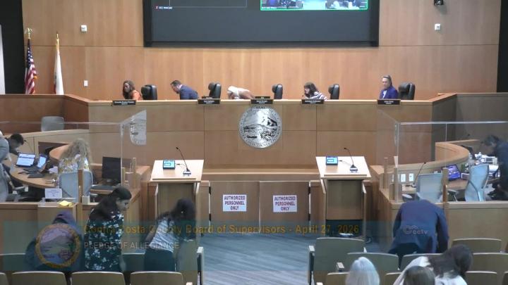 Thumbnail image for Contra Costa County Board of Supervisors Meeting April 27 2026