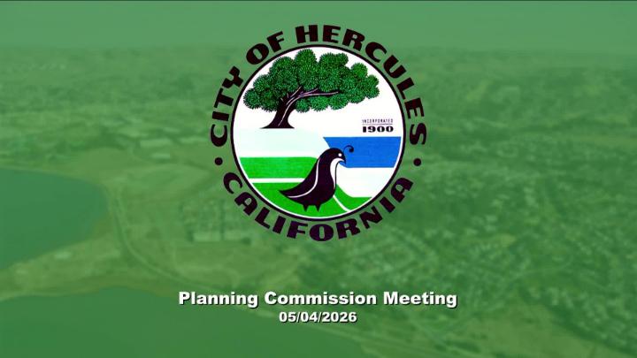 Thumbnail image for LIVE - Hercules Planning Commission