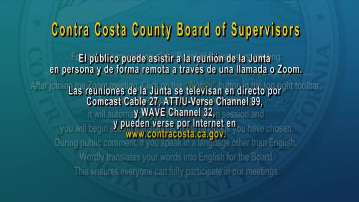 Thumbnail image for Contra Costa County Board of Supervisors Meeting May 19