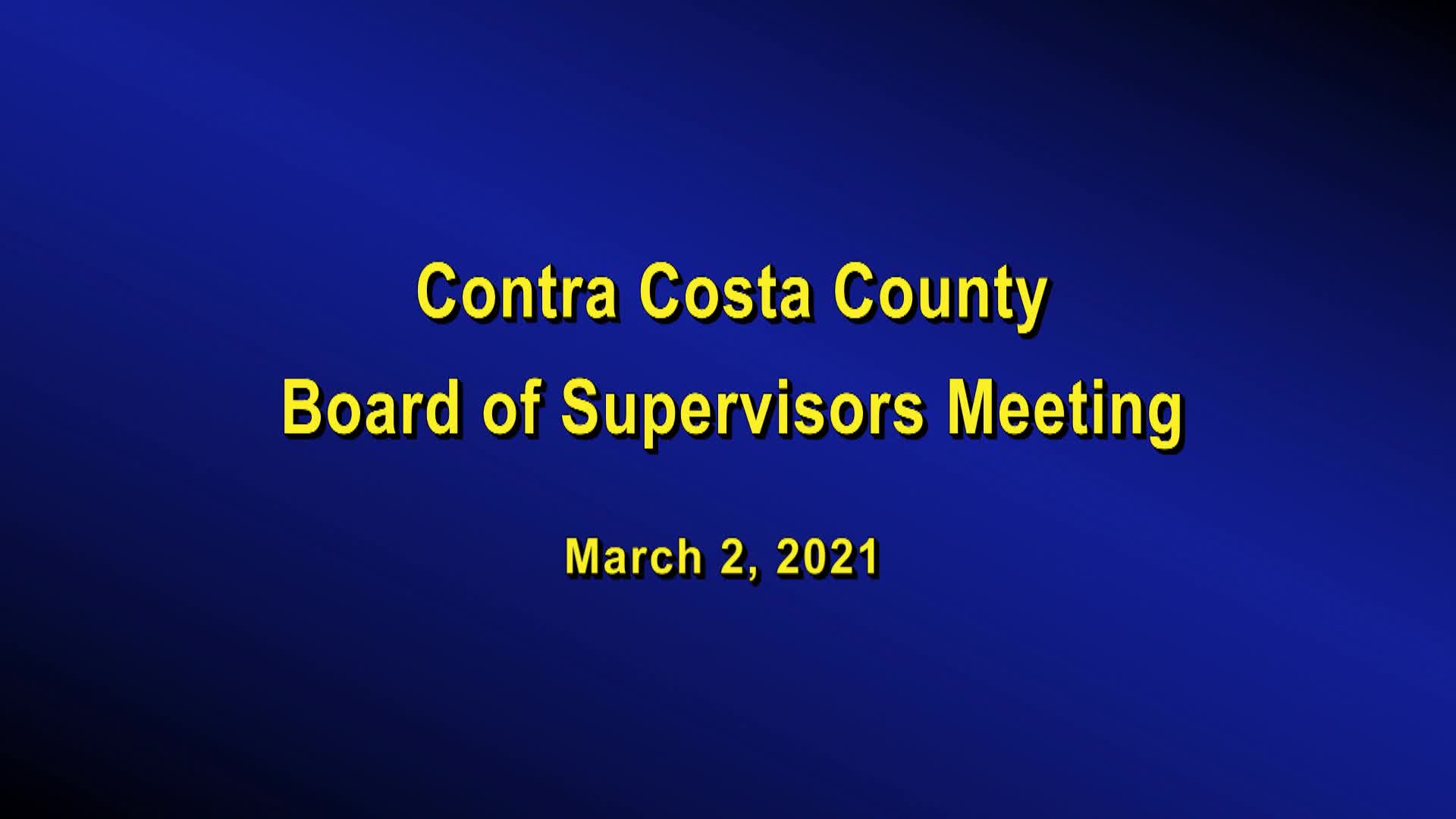 Thumbnail image for Board of Supervisors Meeting