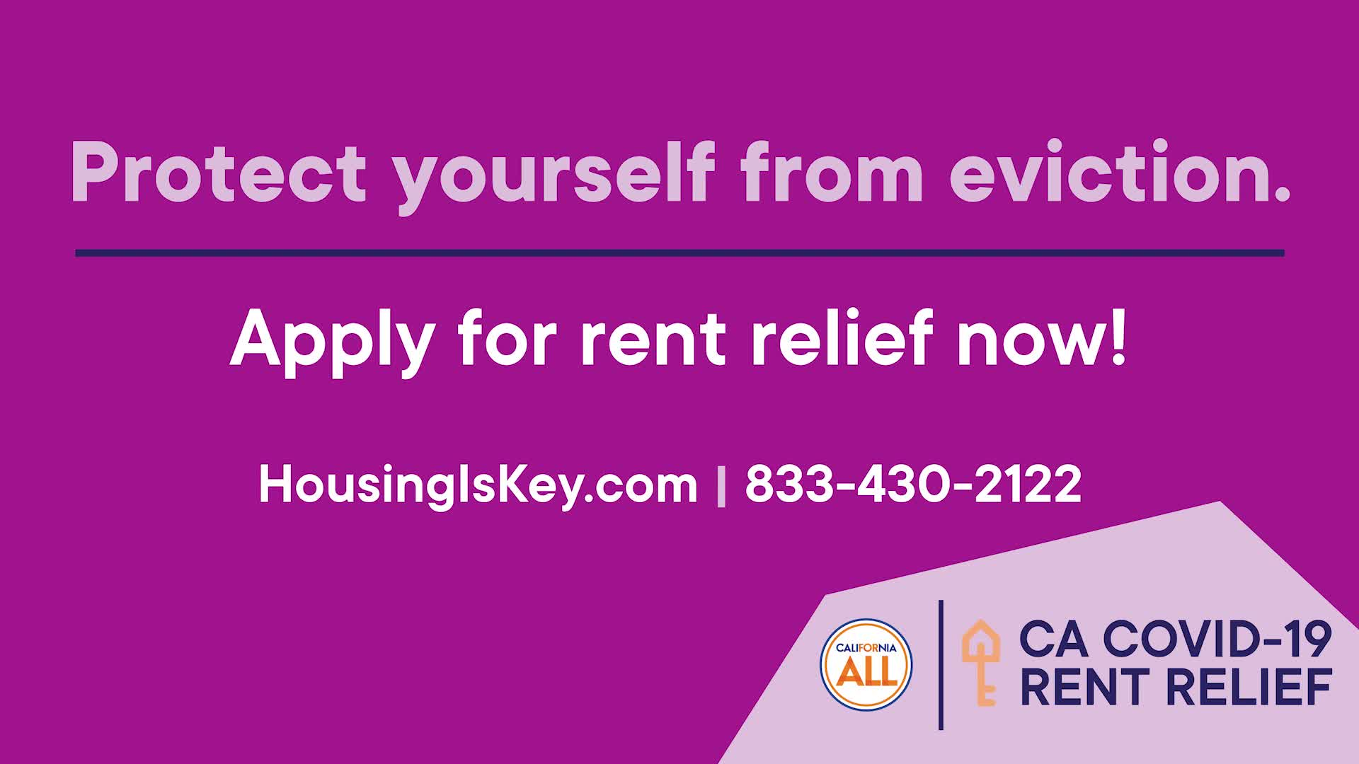 Thumbnail image for Housing Is Key Rent Relief Program 30 PSA