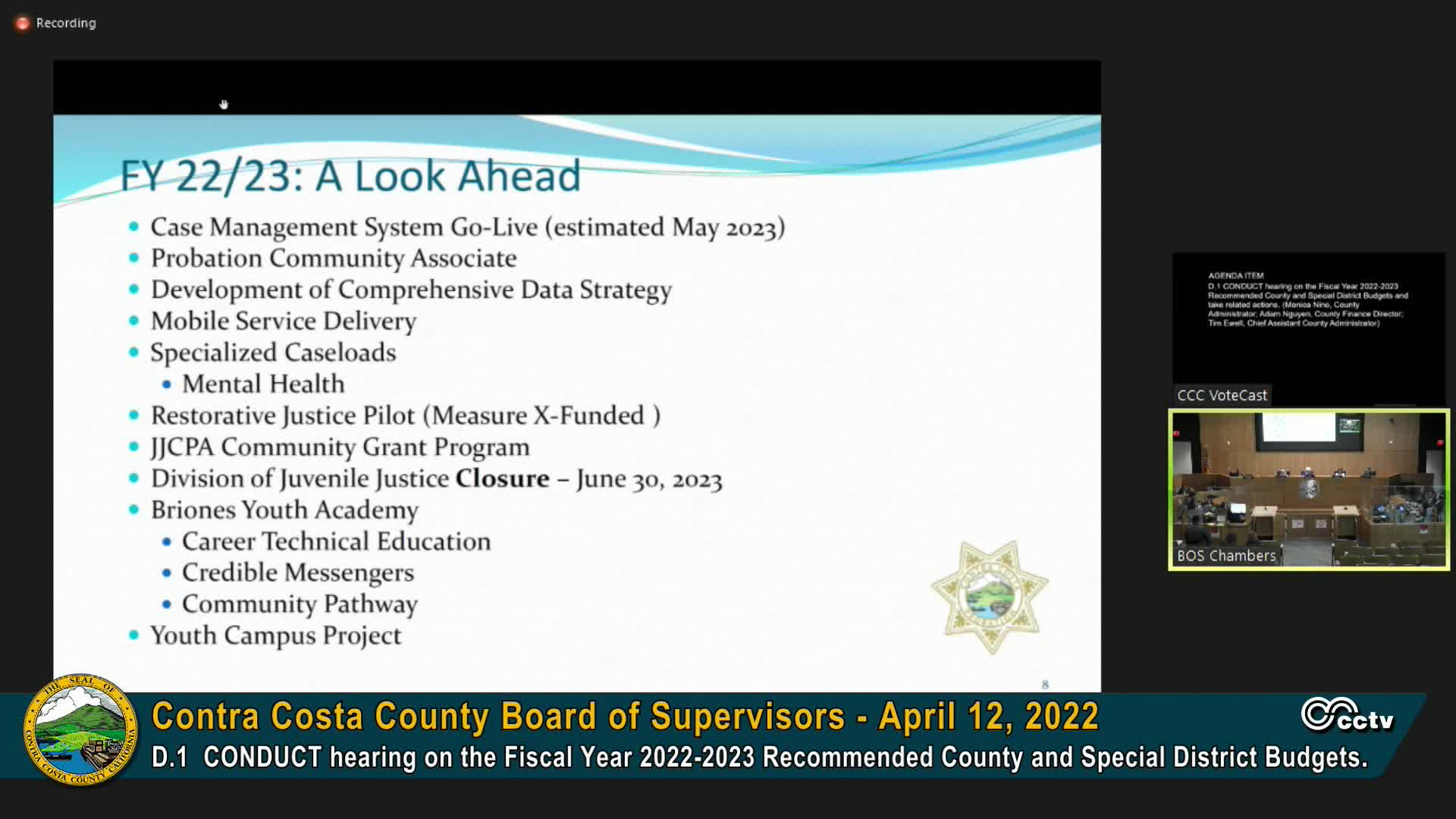 Thumbnail image for Board of Supervisors Meeting 4-12-22