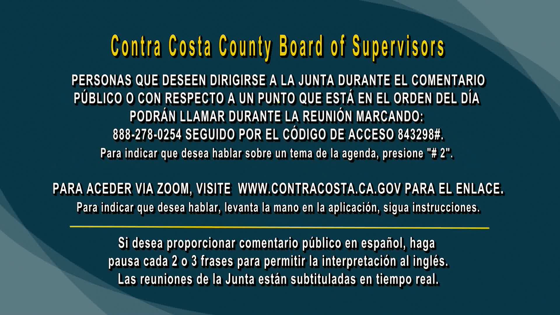 Thumbnail image for Board of Supervisors Meeting