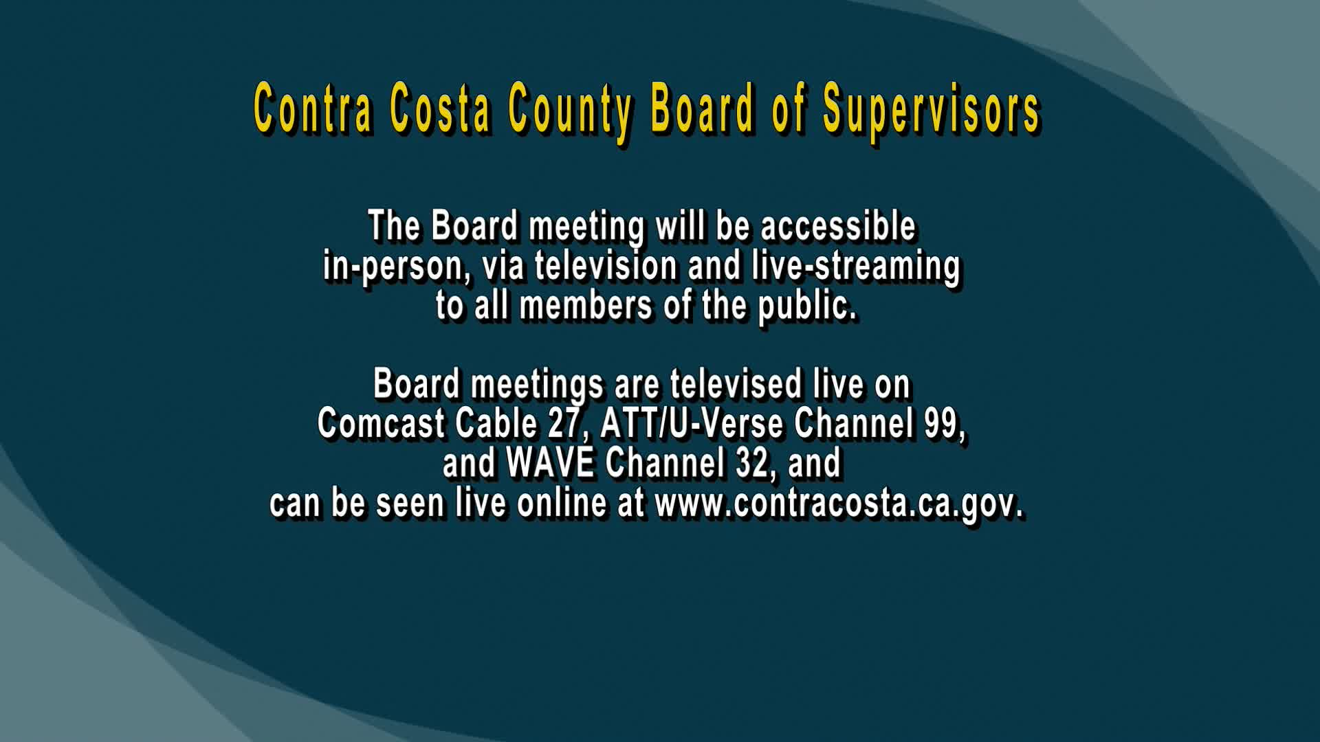 Thumbnail image for Board of Supervisors Meeting