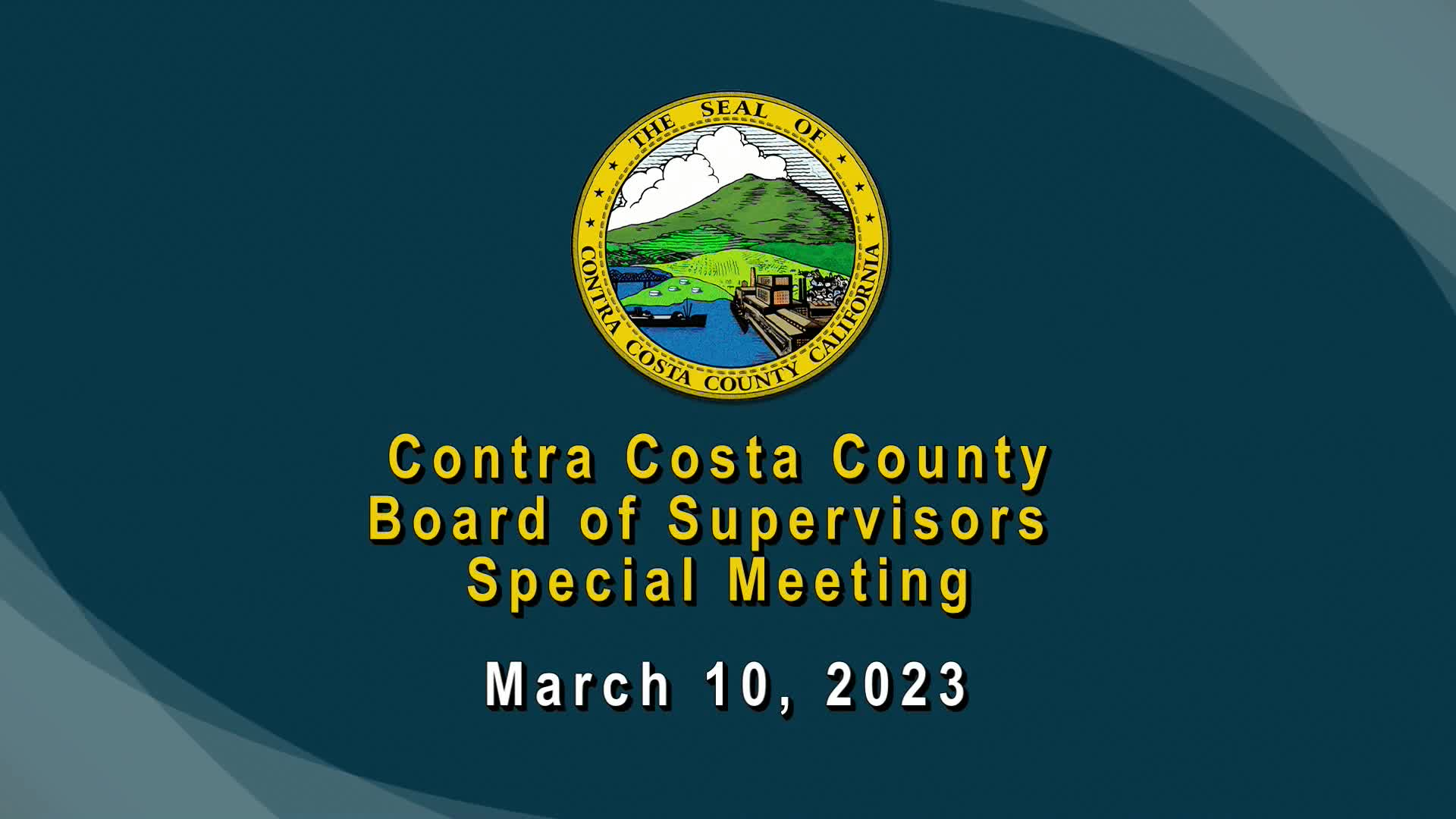 Thumbnail image for LIVE Board of Supervisors Special Meeting