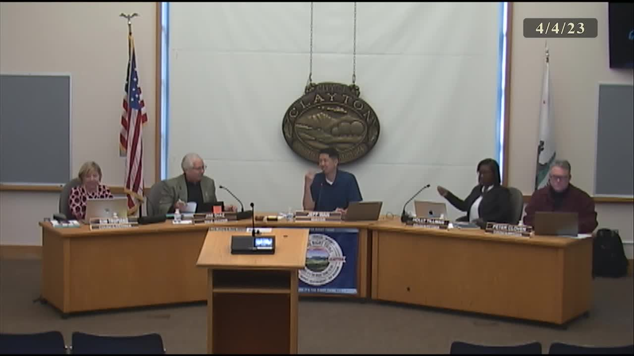 Clayton City Council Meeting