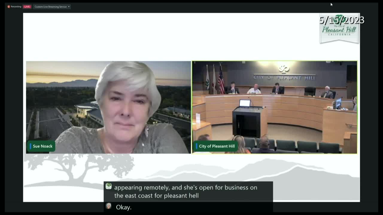 Pleasant Hill City Council Meeting