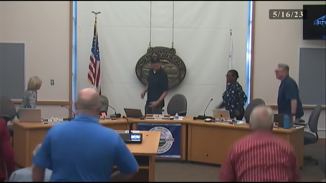 Clayton City Council Meeting