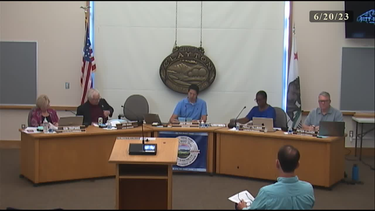Clayton City Council Meeting